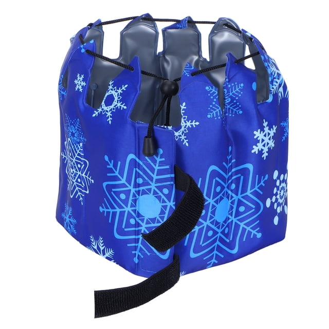 Bolsa de refrigeración portátil para hornear en la cocina, conservar masa y crema Envoltura para cubos de hielo Blue Snow