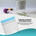 thumbnail image 6 of Clear Tamper-Evident Specimen Bags, Pull Tab Adhesive Closure, 1000 Count, 10 x 10 in, 6 of 7