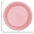 thumbnail image 2 of Touch of Color Plastic Lunch Plate, 7", Classic Pink, 20 Ct, 2 of 2