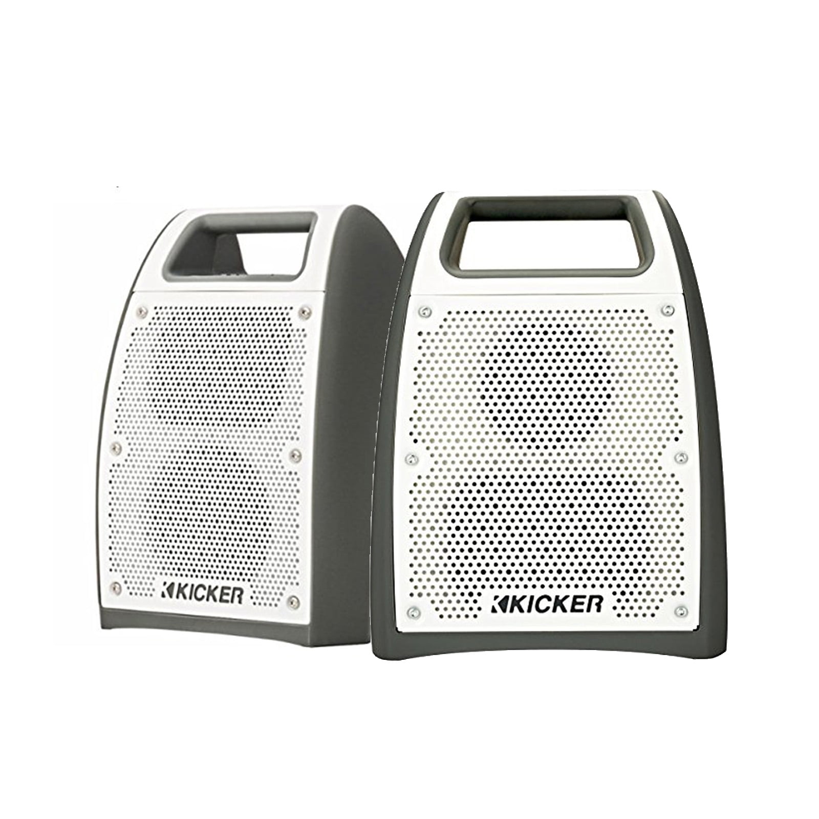 Kicker Bullfrog 400 Bluetooth and FM Outdoor Audio System w/ 3" Drivers (Gray) Kicker Bullfrog