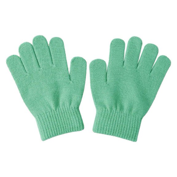 Polyester Five-Finger Gloves for Kids - Warm, Soft, Breathable, Windproof, Suitable for Cold Weather, Kindergarten, and Outdoor Use