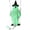 Green, variant on MInHoues 4.9FT Halloween Swing Hanging Ghost with Witch Hat, Battery Operated LED Fabric Ghost Ornament, Spooky Cute Hanging Decor for Halloween Tree Porch Yard Garden Lawn Outdoor Decor