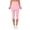F213 Pink, variant on Likimi Women Athletic Tennis Skirt With Built In Shorts Solid Color Stretch High Waist Comfortable Trousers Pink Size S