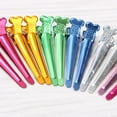 thumbnail image 4 of 50 Pcs Barrettes Colorées en Forme de Bec de Canard, Mode Aluminium, Positionnement Crocodile pour Femmes Coiffeuse, 4 of 7