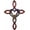 #CC3-1PCS, variant on America 250th Rustic Horseshoe Cross Decor 1776 To 2026 Commemorative Wall Hanging With Red Horseshoe Details For Memorial Day Independence Day And Veterans