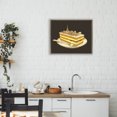 thumbnail image 3 of Stupell Industries Modern Hungry For Travels Paris Brown Floating Frame Canvas Art, 21 x 17, by Tobe Fonseca, 3 of 8