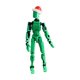 thumbnail image 2 of Titan Action Figure,T13 Action Figure Robot, Titan 13 Action Figure,Stikbot Toys with Weapon Accessories, Ideal Gift for Children and Adults (Green), 2 of 3