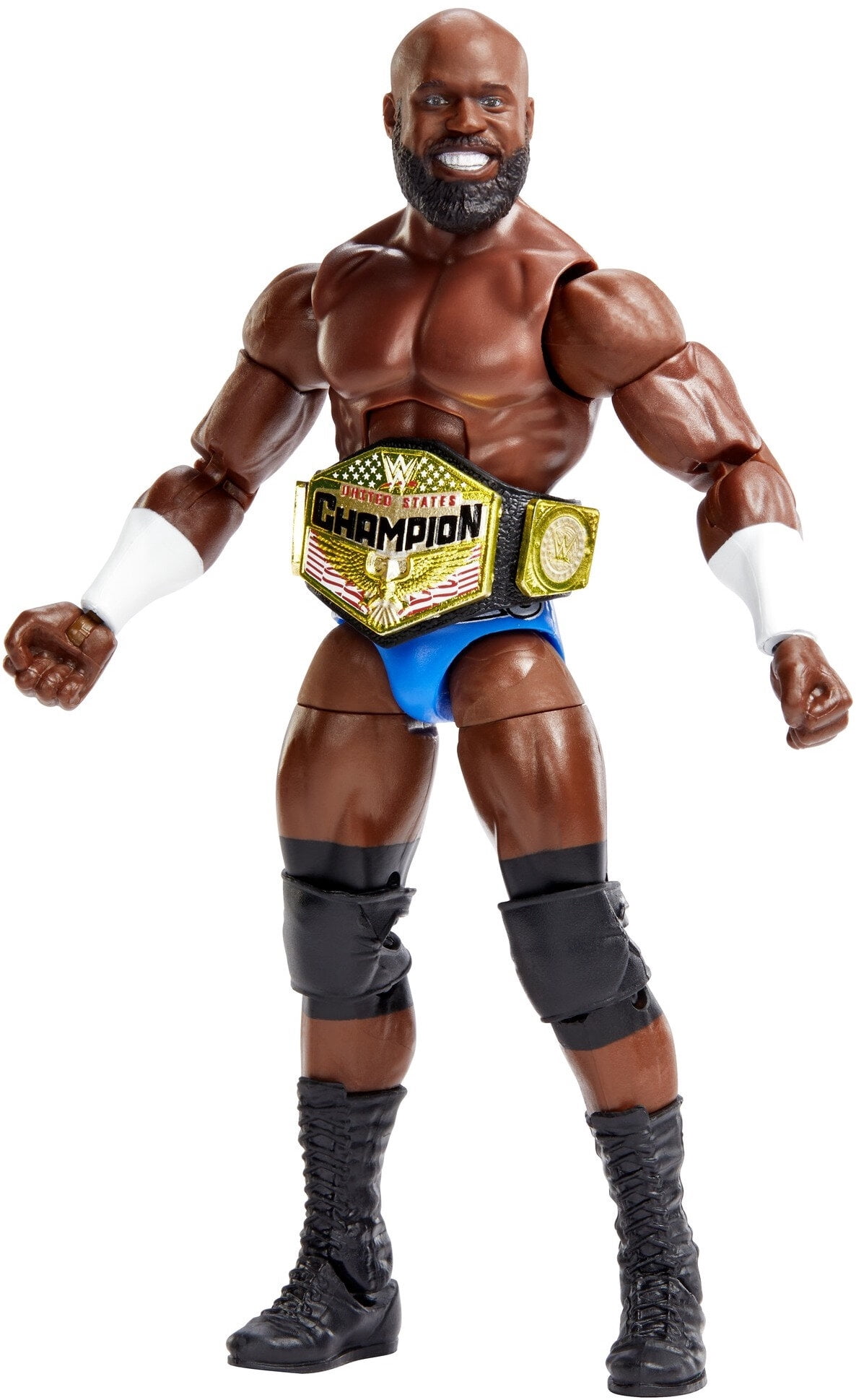 WWE Apollo Crews Elite Collection Action Figure, 6-in Posable Collectible
