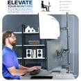 thumbnail image 2 of VIVO Quad Computer Monitor Desk Mount, 1 Ultrawide to 49", 3 Standard to 27", 2 of 8