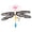 Light Pink, variant on CSStudio Floating Dragonfly Fishing Lure Rattling Hard Bait Double Skirt Wing Steel Hooks Freshwater Saltwater Tackle for Bass Trout Sunfish