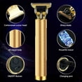 thumbnail image 5 of Men's Hair Clippers, Home Haircutting Cordless Clipper Kit, Nearly Zero Gapped Hair Trimmer Clipper for Men (Gold), 5 of 7