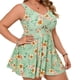 thumbnail image 2 of Tankini para mujer, estampado de moda con almohadilla para el pecho, sin aros, traje de baño de dos piezas para mujer, trajes de baño tankini para mujer, traje de baño de 2 piezas para mujer, trajes d, 2 of 8