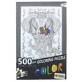 thumbnail image 2 of Rompecabezas para colorear Toynk Elephant, 500 piezas y 6 rotuladores, 2 of 6
