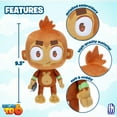 thumbnail image 5 of BLOONS - Dart Monkey Deluxe Plush (9.5" Tall, Series 1) [Includes DLC], 5 of 6