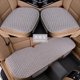 thumbnail image 1 of Funda de asiento de coche de lino, cojín de tela de lino delantero y trasero, alfombrilla protectora transpirable de verano, accesorios universales para vehículos Tan Jianjun unisex, 1 of 2