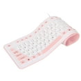 thumbnail image 1 of Foldable Silicone Keyboard, 106 Keys USB Wired Silicone Keyboard Plug And Play, Waterproof Dustproof Silent Silicone Keyboard For PC, Laptop, Game, 1 of 8