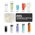 thumbnail image 4 of REUZBL Protective Silicone Bottle Boot Sleeve for Stanley Quencher 40 oz, Stanley IceFlow 30 oz, Stanley Ice Flow 20 oz, Yeti 20 oz Tumbler and Hydro Flask 12-24 oz, Sea Life, 4 of 4