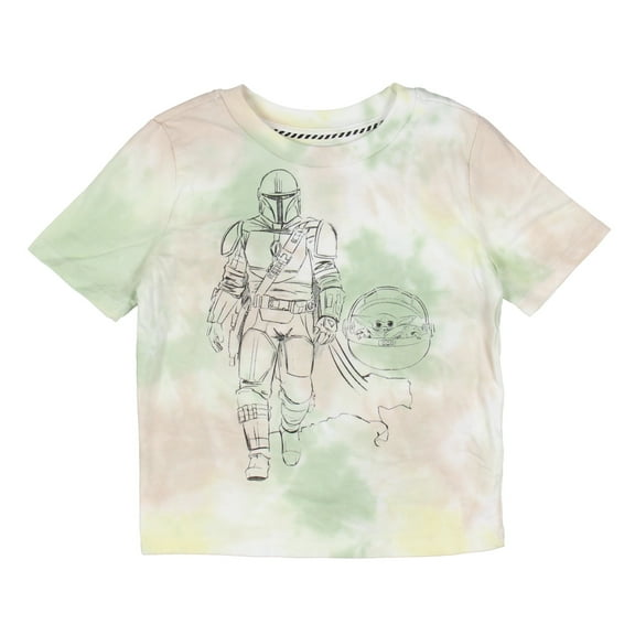 Star Wars Boys The Mandalorian and Grogu This is the Way Tie Dye T-Shirt
