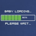 thumbnail image 2 of CafePress - Baby Loading Please Wait Funny Maternity T Shirt - Maternity Dark T-Shirt, 2 of 3