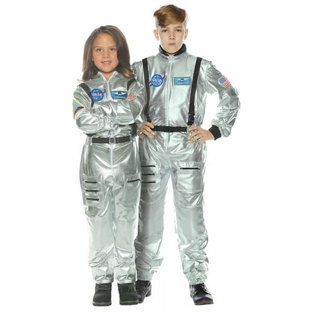 Silver Astronaut Jumpsuit Child Halloween Costume