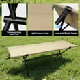 thumbnail image 4 of WTVIDAS Portable Folding Bench, 3 Seats Foldable Bench, Outdoor Camping Bench Chair with Carry Bag , Sturdy Outdoor Seating, 4 of 10
