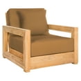 thumbnail image 4 of SAFAVIEH Couture Montford Brazilian Teak Armchair, Natural Teak/Brown, 4 of 11