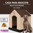 thumbnail image 3 of Casa Para Perro Q Perron Raza Grande Color Chocolate, 3 of 9