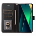 thumbnail image 4 of FOXDOCK Funda tipo Cartera para Xiaomi Redmi 14C – Cubierta de Cuero PU con Múltiples Ranuras, Bolsillo para Efectivo y Correa de Muñeca, 4 of 6