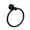 Black, variant on LSLJS Wall Mounted Towel Holder, Bathroom Organizers and Storage Shower Thicken Stainless Steel Hand Towel Ring Matte Black Circle Towel Rack Modern Round Towel Hanger for Bath Kitchen
