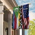 thumbnail image 4 of Flags-Comoran American My Home My Blood Flag Comoran Part Garden Flag, Double-Sided Decorative Outdoor Flag, Polyester Yard Flag 12 x 18 in, 4 of 5