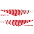 thumbnail image 1 of TFixol2pcs Universal Body Sticker Car Door Stickers Cell Type Decal Waterproof Decal Car Exterior Accessories, 1 of 6
