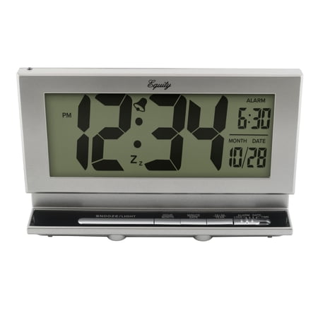 Equity 2 LCD Digital Alarm Clock with Night Vision, Model #30041