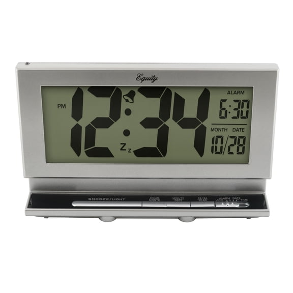 Equity 2" LCD Digital Alarm Clock with Night Vision, Model #30041