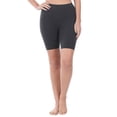 thumbnail image 3 of KOGMO Womens Premium Cotton Comfortable Stretch Shorts Leggings 8in Inseam 3-Pack, 3 of 5