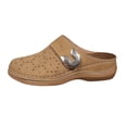 thumbnail image 2 of Bkhluea Women Floral Cutout Metal Accent Mules Slip On Comfortable Footwear For Office Work Daily Casual Outdoor Activities, 2 of 7