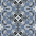 thumbnail image 1 of Ahgly Company Machine Washable Indoor Square Transitional Light Steel Blue Area Rugs, 7' Square, 1 of 7