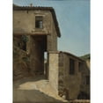thumbnail image 2 of Jean Lecomte du Nouÿ 12x14 Black Ornate Wood Framed Double Matted Museum Art Print Titled: View of the Malleval (Loire) (1870), 2 of 5