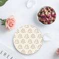 thumbnail image 4 of FMSHPON Open You Heart Set of 6 Round Coaster for Drinks, Absorbent Ceramic Stone Coasters Cup Mat with Cork Base for Home Kitchen Room Coffee Table Bar Decor, 4 of 6