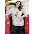 thumbnail image 3 of Woman Within Plus Size Fleece Holiday Sweatshirt, 3 of 4