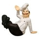 thumbnail image 1 of Figuras de chef 3D para decoración de escritorio de cocina, estatua en miniatura para cocina, hogar, restaurante, bar, cafetería. 15.5x25x21cm, 1 of 8