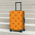 thumbnail image 2 of Lsque Red Crab Printed Luggage Cover, Travel Luggage Protector,Scratch and Dirt Resistant, Fits 18-32 Inch Luggage - Medium, 2 of 9