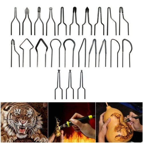 23Pcs Pyrography Tips