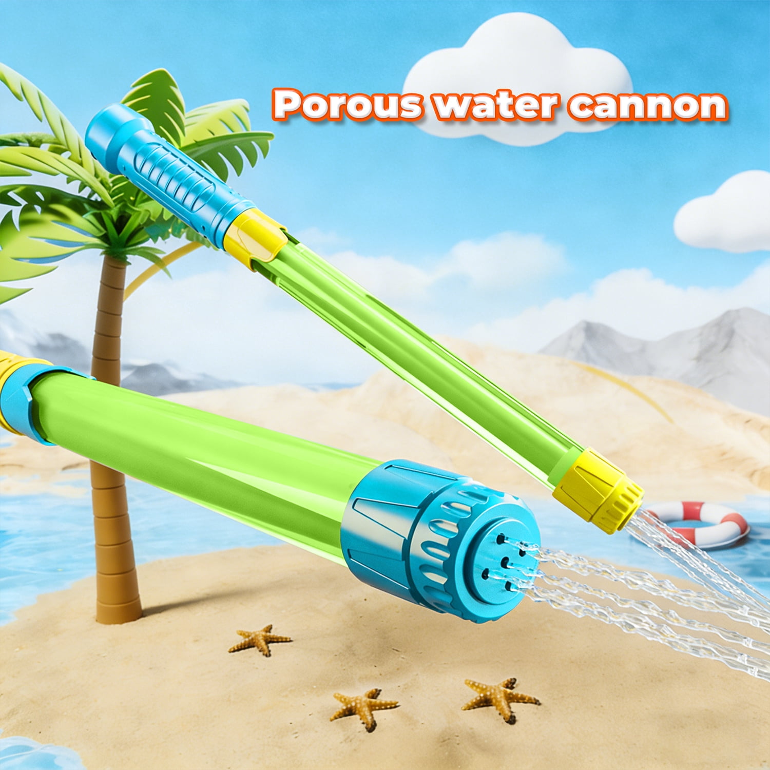 Lucky Doug 8 PCS Water Blaster Set – Summer Pool, Beach & Backyard Water Toys , Outdoor Game for All Ages