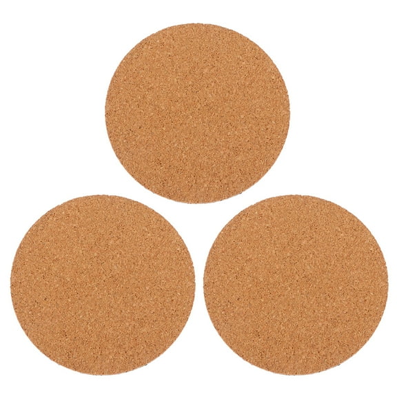 NICEXMAS Cork Mat Cork Plant Mats Protect Flowerpot and Bonsai 3pcs