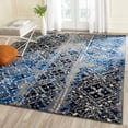 thumbnail image 2 of SAFAVIEH Adirondack Montague Geometric Runner Rug, Black/Silver, 2'6" x 6', 2 of 9