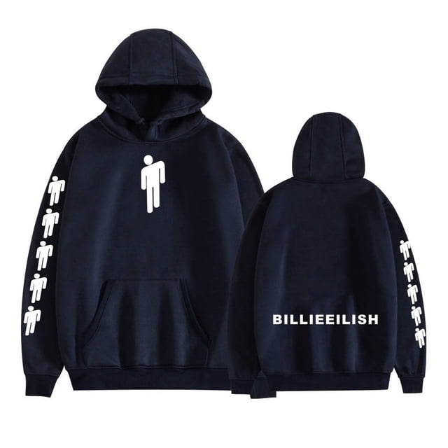 Sudadera con capucha holgada periférica de rapero Billie Eilish de moda