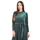 thumbnail image 3 of Vestido midi de terciopelo Roman Fashion /Juvenil, 3826 (Verde) verde oscuro CH, 3 of 4