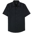 thumbnail image 2 of Alfani Hinkley - Camisa con botones para hombre, color negro, pequeño Alfani Botones al frente, 2 of 2