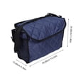 thumbnail image 2 of BEADCEST Stroller Hanging Bag In Navy Color For Easy Carrying And Mobility Aid Compatibility 1Pcs, 2 of 6