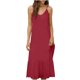 thumbnail image 1 of Vestido Largo de Hombro sin Mangas Cómodo sin Mangas Vestido Sólido de Cuello Redondo para Verano Y Primavera Vestido Casual Pantalones para Mujeres, 1 of 7